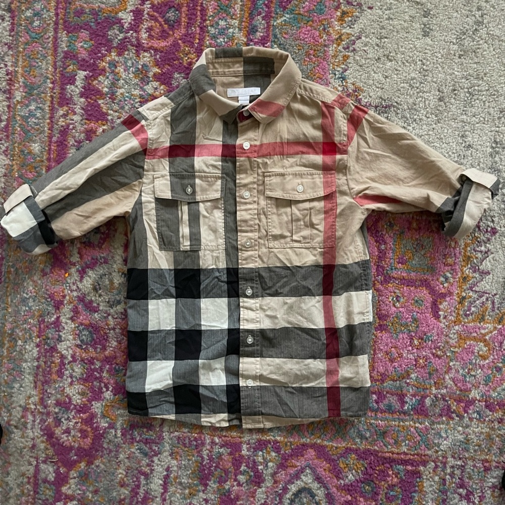 BURBERRY CHILDREN SHIRT SIZE 10